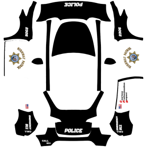 highway patrol vehicle for modely